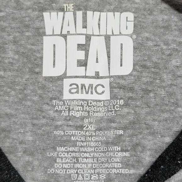 AMC LS Unisex Tee The Walking Dead - Size 2XL - Picture 4 of 4